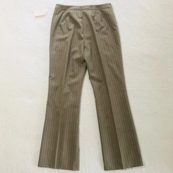TAHARI Pantsuit NWT Arthur Levine 2PC Striped Jacket & Pant fully Lined Size 8 - Picture 6 of 13